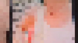 Aksi oknum kades di Ambarawa Kabupaten Semarang, saat diduga melakukan aktivitas tak terpuji di TikTok. Video diblur.