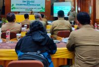 Suasana kegiatan pemaparan Perhutani di Hotel Amanda Hill, Bandungan, Kabupaten Semarang.