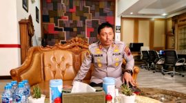 Kapolres Klaten, AKBP Moh. Farug Rozi, saat ditemui wartawan dalam sebuah audiensi.