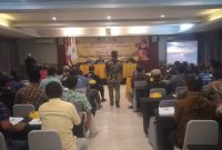 Suasana Musyawarah Provinsi (Musprov)  Institut Karate-Do Indonesia (INKAI) Jawa Tengah, yang berlangsung di Kusuma Hotel, Bandungan, Sabtu (18/4/2026).