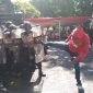 Polres Demak saat melakukan simulasi penanganan gangguan Kamtibmas.