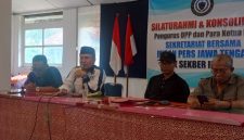 Foto: Dari kiri, Sigit Trihartanto (DPP IPJT), Firdaus Andika (Ketum IPJT), Mugiono (Sekjend IPJT), Ali Rosidin (Bendahara IPJT). Minggu (12/4/2026).