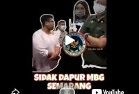 SS: Video viral sidak dapur MBG Lempongsari, Kec. Gajahmungkur, Kota Semarang.
