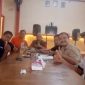 Suasana rapat koordinasi IPJT DPC Grobogan di Kuliner Joglo Ndeso, Jalan Kapung-Ngambakrejo, Kecamatan Tanggungharjo, Senin (20/4/2026).