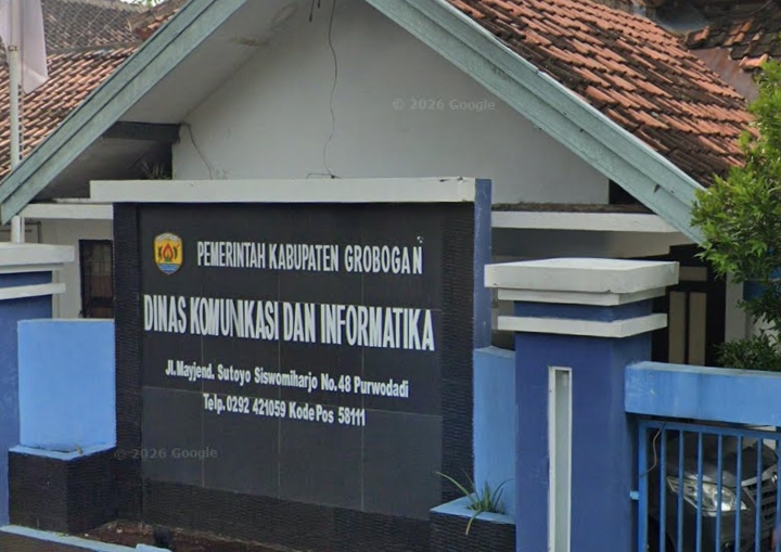 Kantor Dinas Kominfo Kabupaten Grobogan.
