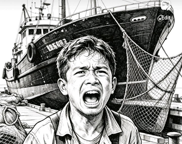 Gambar Ilustrasi: ABK menjerit karena gaji ditahan.