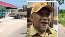 Kolase foto: Kepala Dinas Pekerjaan Umum dan Penataan Ruang (PUPR) Jawa Tengah, Henggar Budi Anggoro, dan jalan raya Randublatung-Cepu.