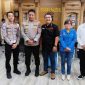 Dari kiri kedua, Kapolres Klaten, AKBP Moh. Faruk Rozi, S.H., S.I.K., M.Si, Kasat Reskrim AKP Taufik Frida Mustofa (baju putih), dan Kasat Lantas, AKP Wendi Andranu (paling kiri)