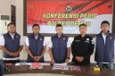 Satreskrim Polres Demak, saat ungkap kasus dugaan pembakaran dua rumah di Karangawen.
