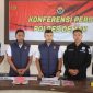 Satreskrim Polres Demak, saat ungkap kasus dugaan pembakaran dua rumah di Karangawen.
