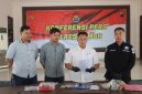 Satres Narkoba Polres Demak, saat ungkap kasus peredaran narkotika jenis sabu berkedok jualan es teh.