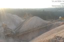 Lokasi mesin pemecahan batu (crusher) milik PT Batu Sinar Cemerlang, di Jurangjero, Kec. Bogorejo, Kab. Blora.