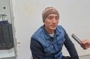 Muhammad Rivai, korban penipuan jual belikan mobil, saat menanggapi putusan hakim PN Salatiga dihadapan media.