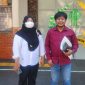 Dari kanan: Pengacara Kristoni Duha, SH, bersama Anisa korban kasus penipuan.
