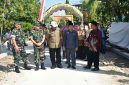 Suasana acara penutupan KBM TNI Tahap VIII di Desa Mojoagung, Kec. Karangrayung, Kab. Grobogan. 
