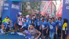 Peserta Bhayangkara Run 2026 Grobogan, saat meninggalkan garis start.