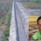 Foto kolase: Pengerjaan saluran air irigasi tersier, foto penanggungjawab kegiatan saat dimintai konfirmasi terkait pelaksanaan proyek P3-TGAI di desa Putatnganten, Kec. Karangrayung, Kab. Grobogan.