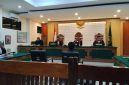 Suasana sidang kasus ilegal logging kades Lebengjumuk di Pengadilan Negeri (PN) Purwodadi, Grobogan Rabu (26/8/2026).