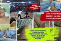 Kolase foto: Soleh, korban penganiayaan berat di Salatiga.