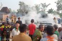 Lokasi kebakaran rumah di dusun Sambirejo, RT 04 RW 04 Desa Putatnganten, Kec. Karangrayung, Kab. Grobogan.