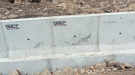U-ditch dalam proyek prestisius Rehabilitasi Daerah Irigasi (DI) Kumisik di Kecamatan Balapulang, Kabupaten Tegal.
