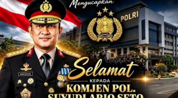 Disetujui DPR, Komjen Suyudi Ario Seto Sah Pimpin Polri, Simak Ucapan Selamat dari Pemred Portaljatengnews.com 